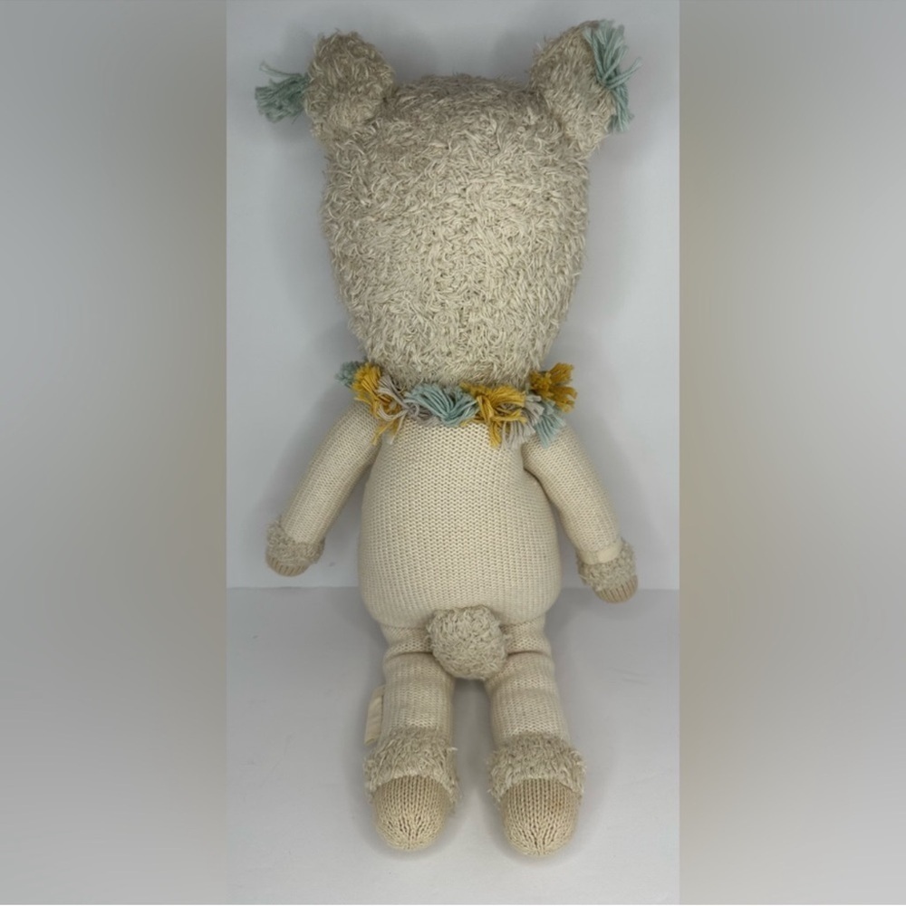 Cuddle + Kind Llama Knitted Doll Plush Plushie 20” Made in Peru - Picture 3 of 10